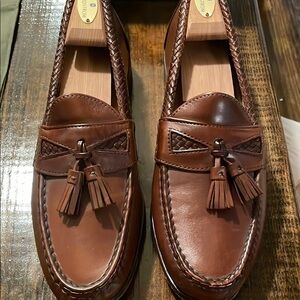 Allen Edmonds Brown Leather Tassel Loafers